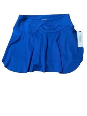 NWT Calvin Klein Performance Stretch Active Skort - Blue Size Small